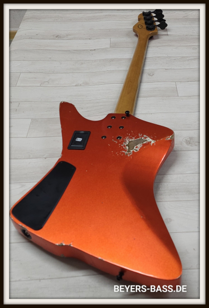 Sandberg Forty Eight VM4 Ebony, Hardcore Aged Reserve Orange Metallic/Black Stripes